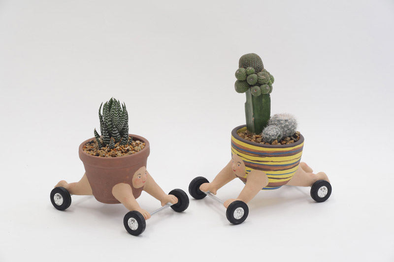 超希少作品　岡モータース　岡歩さん　陶器置物　みかん 岡歩 岡モータース オブジェ 超希少作品 岡モータース 岡歩さん